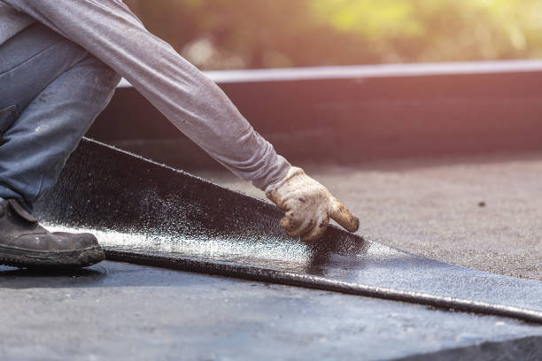 Professional Basement Waterproofing technician working in Fountaintown, IN